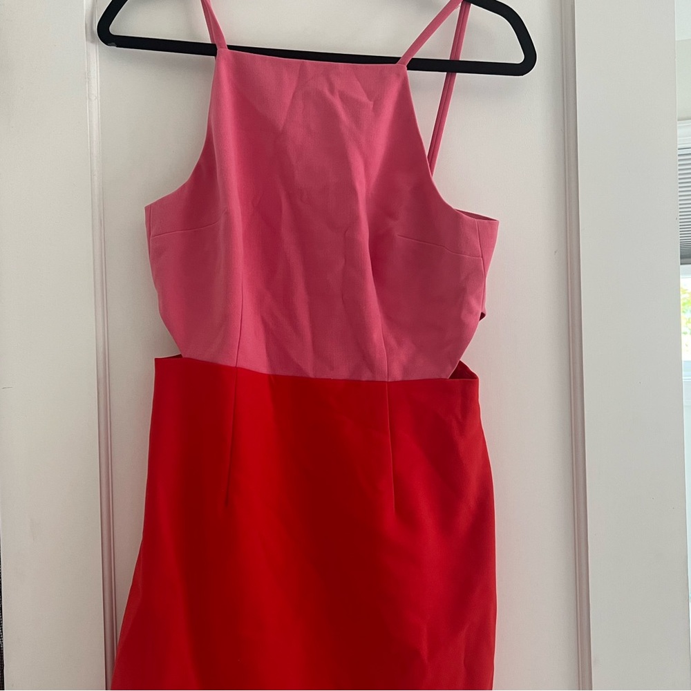 French Connection Colorblock Cutout Dress - Picture 3 of 6
